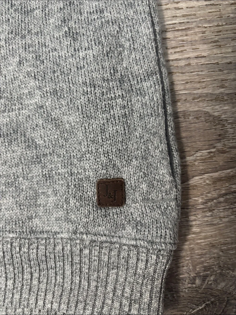 Janie and Jack Boys Size 6 Gray Collared Button Sweater Pockets
